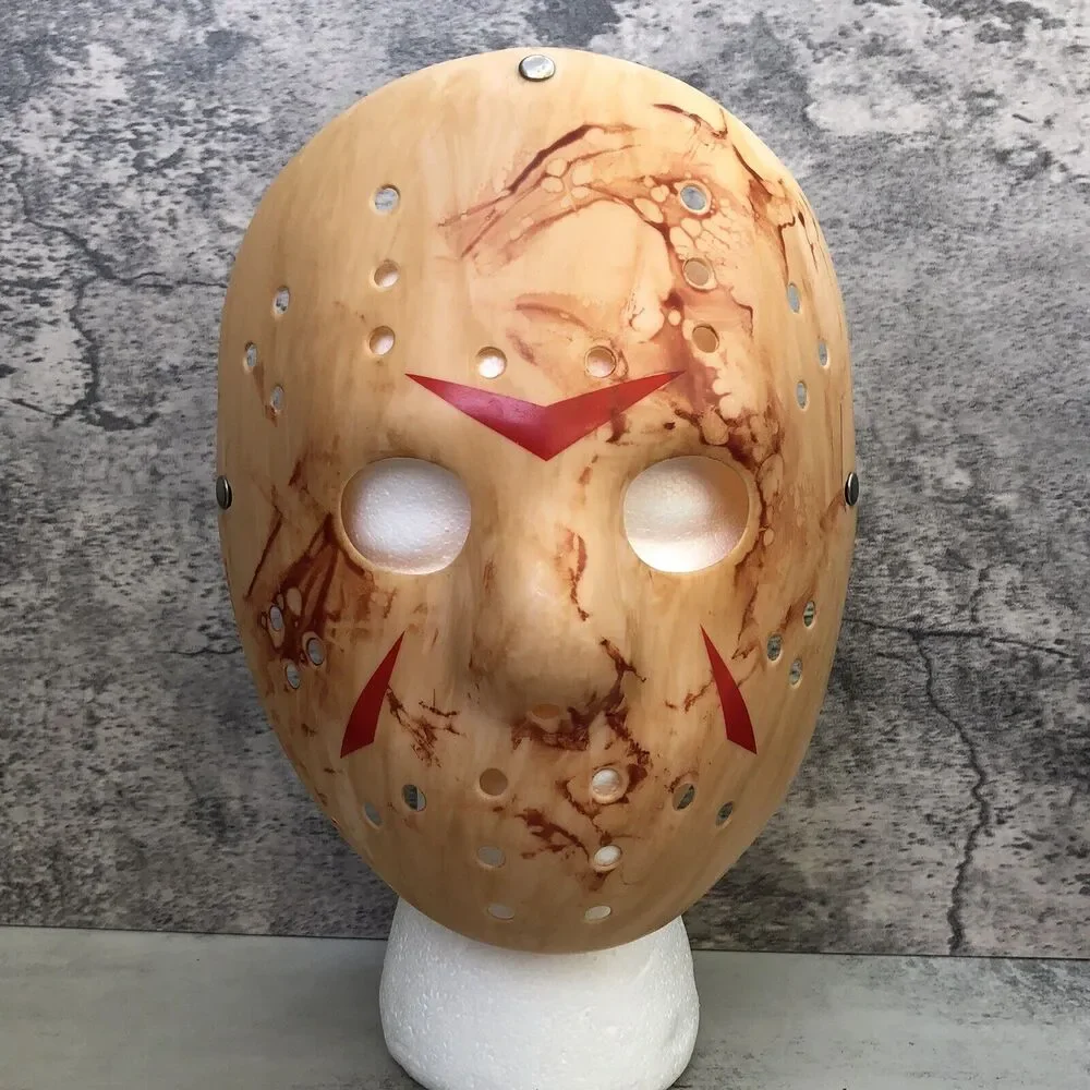 HALLOWEEN HORROR MASK FRIDAY THE 13TH JASON VOORHEES PLASTIC HOCKEY